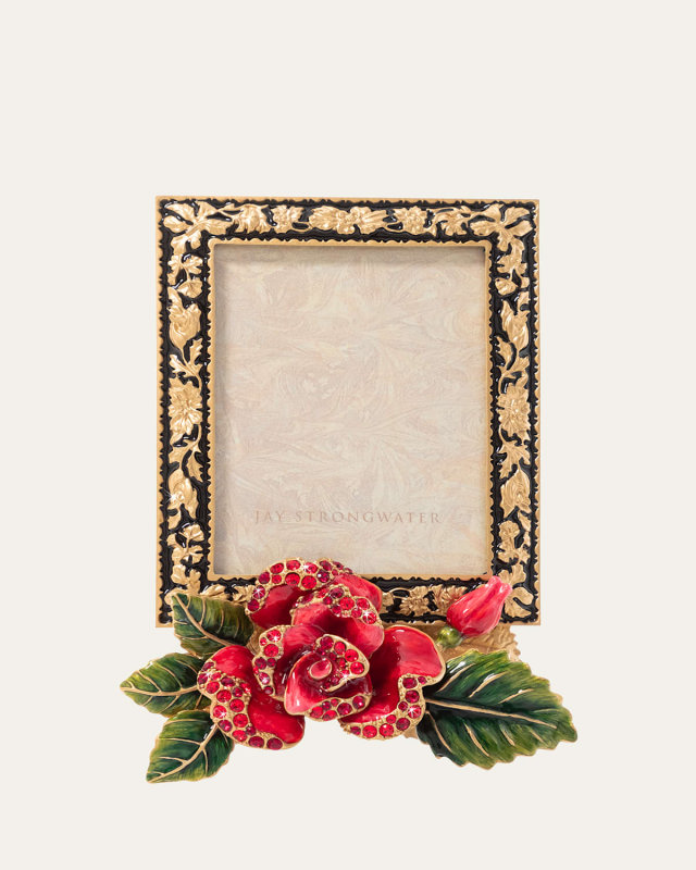 Night Bloom Rose Frame, 3" x 4"